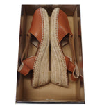 "AS IS" Andre' Assous Dainty Leather Espadrille Wedge Sandal