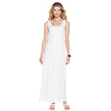 Hot in Hollywood “Jilly” Pleated Maxi Dress