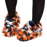 Officially Licensed NFL Plush Fuzzy Sneaker Slippers