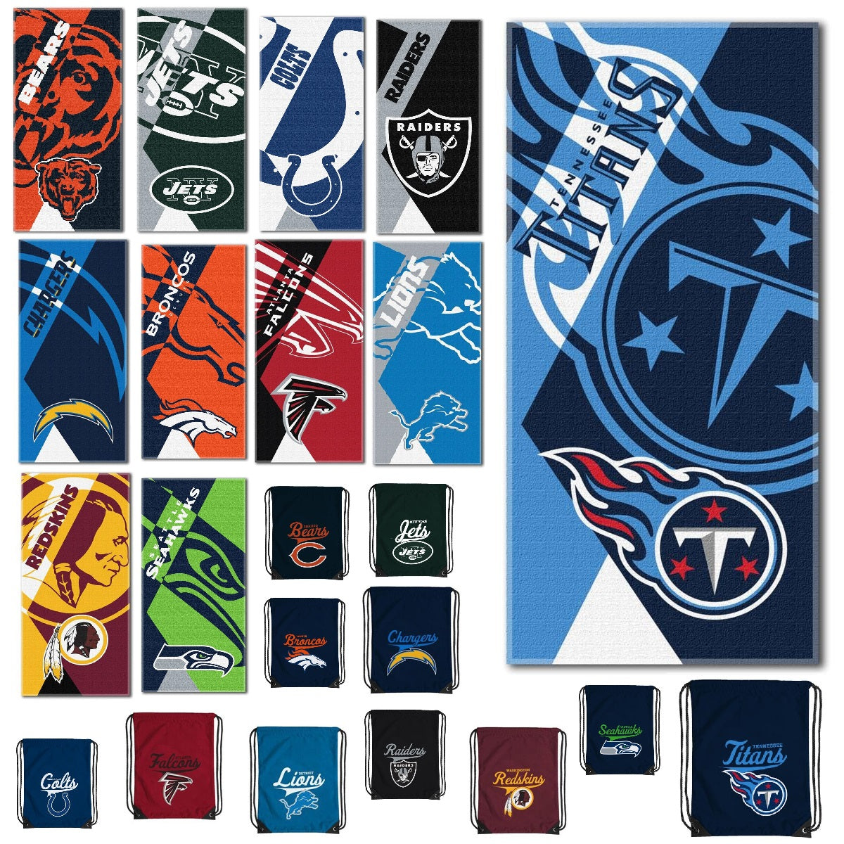 Officially Licensed NFL Oversize Beach Towel – goSASS