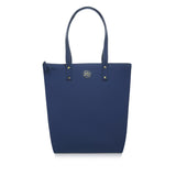  NAVY JOY Chic Lightweight Leather Tote with RFID Protection