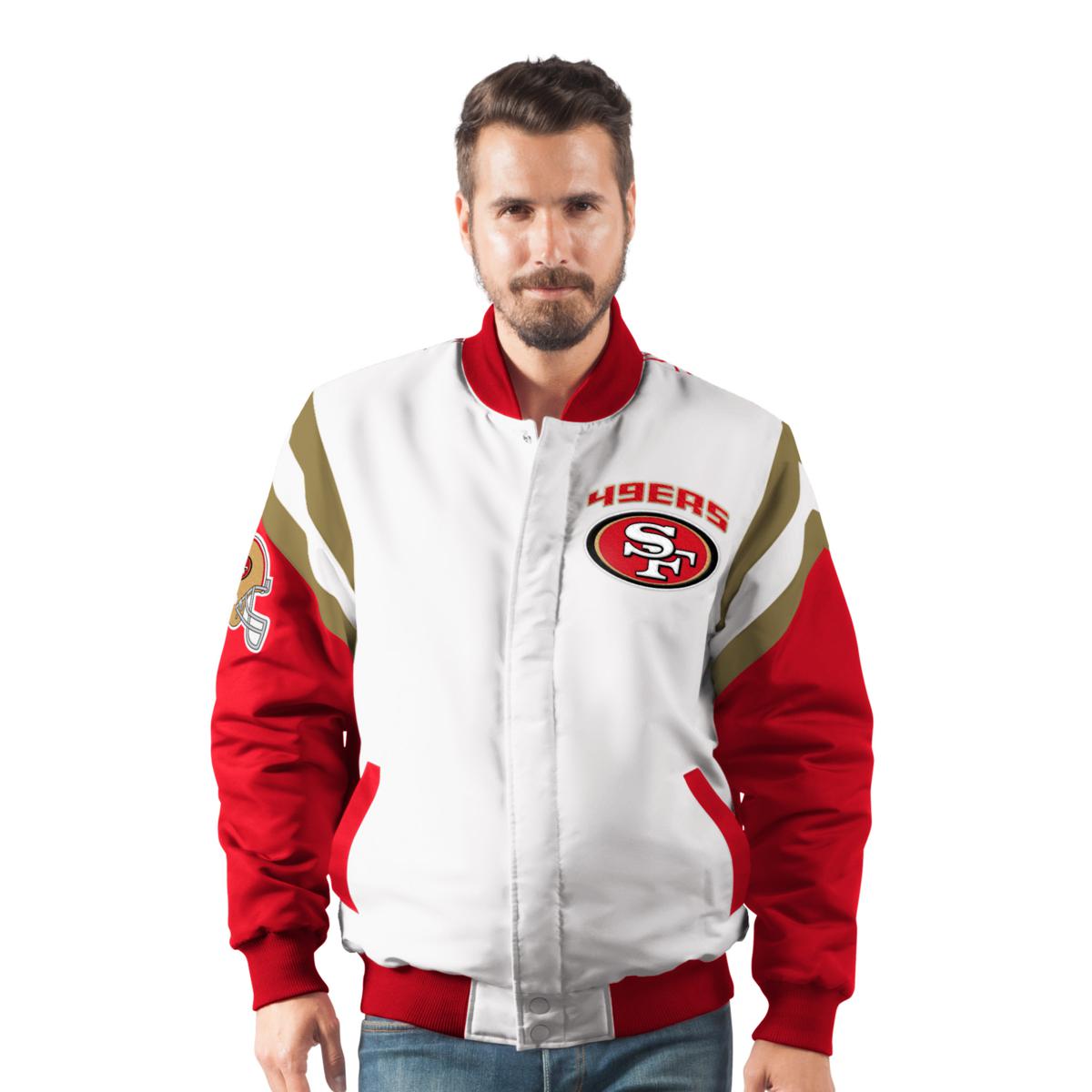 men's 49ers varsity jacket