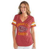 Kansas City Chiefs Officially Licensed NFL for Her Wildcard Short-Sleeve Tee by Glll