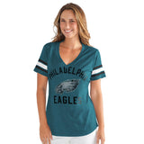 Philadelphia Eagles Officially Licensed NFL for Her Wildcard Short-Sleeve Tee by Glll