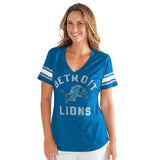 Detroit Lions Officially Licensed NFL for Her Wildcard Short-Sleeve Tee by Glll