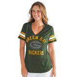Green Bay Packers Officially Licensed NFL for Her Wildcard Short-Sleeve Tee by Glll