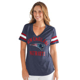 New England Patriots Officially Licensed NFL for Her Wildcard Short-Sleeve Tee by Glll