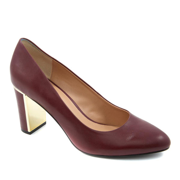 IMAN Platinum Genuine Leather Power Pump with Comfort Insole