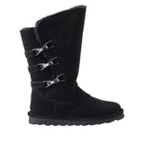 "AS IS" BEARPAW Jenna Suede Buckled Boot with NeverWet - 11M
