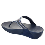 "AS IS" FitFlop Flare Strobe Toe Post Sandal - 7M