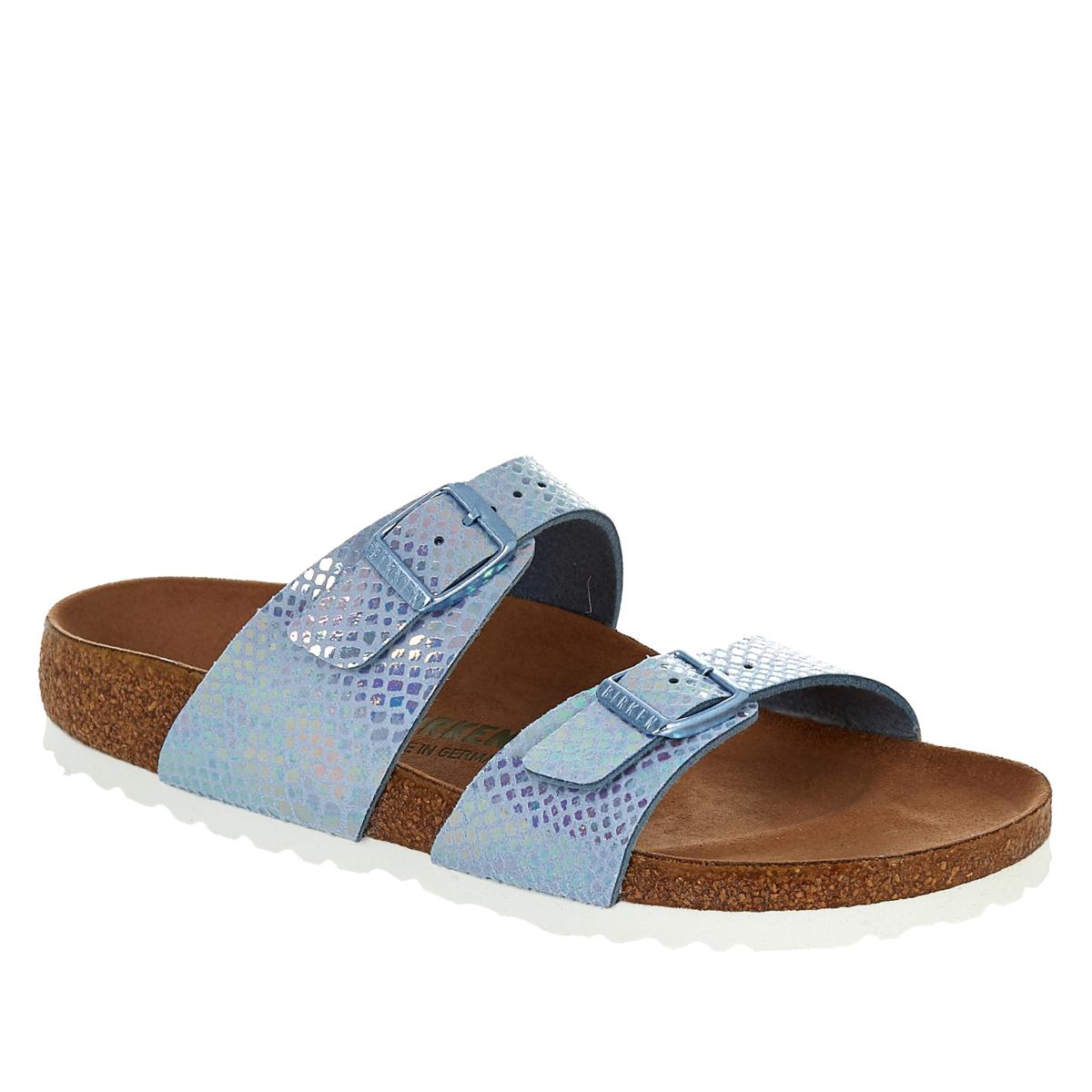 Birkenstock Sydney Shiny Snake Print Sandal – goSASS