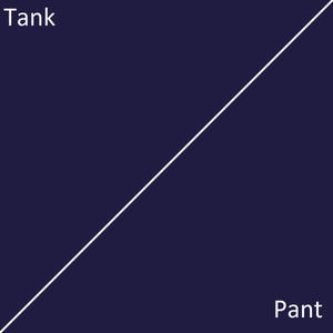 Slinky Brand Tank and Pant Set - L, Navy