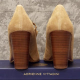 "AS IS" Adrienne Vittadini Smily Suede Lace Up Wedges -10M