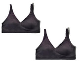 Rhonda Shear 2Pack Butterknit Leisure Bra