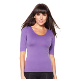 Rhonda Shear "Ahh" Seamless T-Shirt with Built in Bra