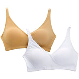 Rhonda Shear 2Pack Crossover Butterknit Bra with Pads