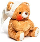 Cuddle Barn - Paws for Prayer Bear | Animated Singing Bear Stuffed Animal Plush Toy Prays Lights Up and Sings He's Got The Whole World in His Hands, 10 inches