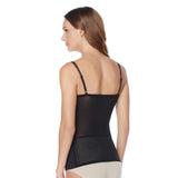 Rhonda Shear Power Mesh Bodice Tank