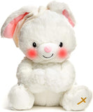 Cuddle Barn - Paws for Prayer Bunny | Animated Singing Bunny Stuffed Animal Plush Toy Prays Lights Up and Sings This Little Light of Mine, 10 inches