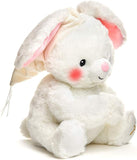 Cuddle Barn - Paws for Prayer Bunny | Animated Singing Bunny Stuffed Animal Plush Toy Prays Lights Up and Sings This Little Light of Mine, 10 inches