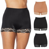 Rhonda Shear 3pack Smooth Pin Up Panty with Lace Trim