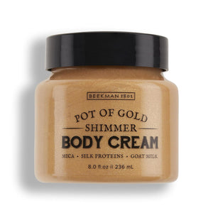 Beekman 1802 Whipped Body Cream, Pot of Gold Shimmer - 8 oz