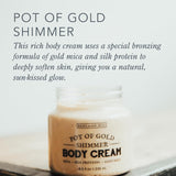 Beekman 1802 Whipped Body Cream, Pot of Gold Shimmer - 8 oz