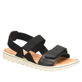 Born Alli Adjustable Leather Stretch Sandal