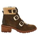 Vince Camuto Klerica Leather and Faux Fur Moto/Hiker Boot