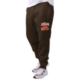 Officially Licensed NFL Black Label Mens Graphic Fleece Jogger by Glll