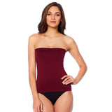 Rhonda Shear  Bandeau Tank With Shelf Bra