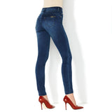 IMAN Global Chic Slip into Slim Denim Pant and Matching Top