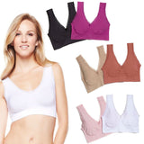 Rhonda Shear 2-pack "Ahh" Bliss Leisure Bra with Lace Trim