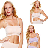 Rhonda Shear Floral Jacquard Seamless Bandeau Bra