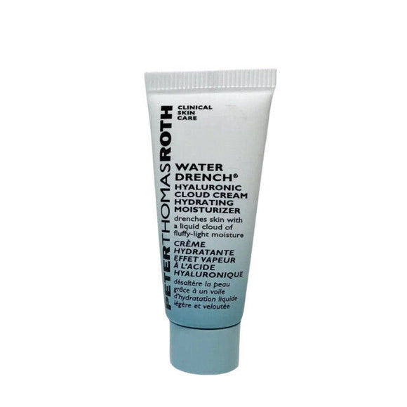 Peter Thomas Roth Water Drench Hyaluronic Cloud Cream Hydrating Moisturizer 0.25 oz 7.5 ml (5 tubes)