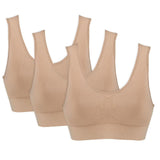 Rhonda Shear Comfort Support 3 Pack "Ahh" Bra (No Pads)