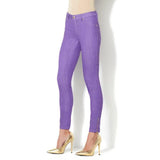 IMAN Global Chic Slip Into Slim Denim AnkleZip Pant (K12)