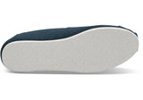 Toms Majolica Blue Heritage Canvas Womens Classic Slip-Ons
