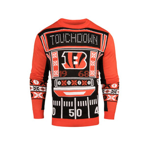 Officially Licensed NFL Light-Up LED Ugly Sweater by Forever Collectibles
