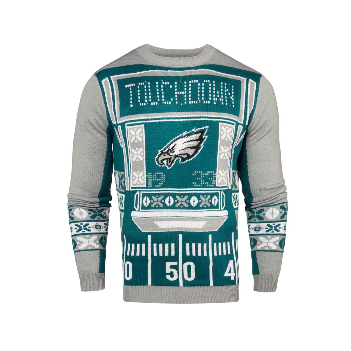 Philadelphia eagles light up ugly sweater best sale