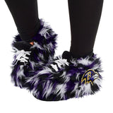 Officially Licensed NFL Plush Fuzzy Sneaker Slippers