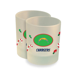 Officially Licensed NFL 2-pack Christmas Rocks Glasses