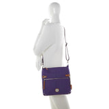 JOY Leather Foldover Crossbody Bag with RFID Protection
