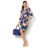 IMAN Global Chic Luxury Resort Perfect Print Ruched Dress