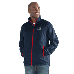 Officially Licensed NFL Movement Full-Zip Packable Jacket - S, Patriots