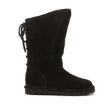 "AS IS" BEARPAW Phylly Suede LacedBack Boot with NeverWet