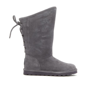 BEARPAW Phylly Suede LacedBack Boot with NeverWet
