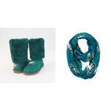 Officially Licensed NFL Cuce Boot and Scarf Combo