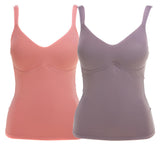 Rhonda Shear 2-Pack Everyday Molded Cup Camisole