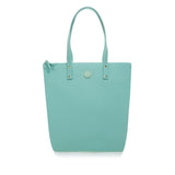 SOFT MINT JOY Chic Lightweight Leather Tote with RFID Protection